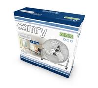 Camry cr 7306 ventilador de pie, acero inoxidable, potente, 200w, 3 ve