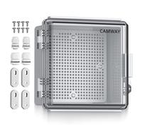 CAMWAY Caja Estanca Exterior Electrica Impermeable 15 * 15 * 9cm IP67 | Cuadro Eléctrico Superficie con Carcasa Plástico ABS, Cajas de Empalmes Transparente,para Exterior Garaje Sótano
