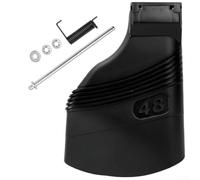 Canal deflector para cortacésped Craftsman sustituye a 532180655 180655x428 compatible con Yth2348 Ez4824 Z4822 Z5426 48 pulgadas cubierta de plástico negro kit de cubierta de seguridad