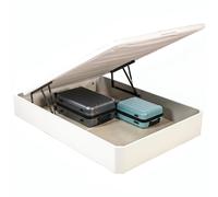 Canapé Abatible | 32CM | ENVIO, MONTAJE Y RETIRADA INCLUIDO | Storage Bed | WHAT THE SLEEP White 90 x 190