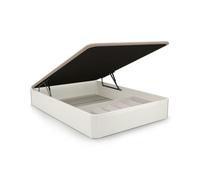 duehome - Canapé con zapatero 90-150 cm Luxury Plus 3D White 135x190