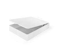 Canapé de madera 135x190cm woodspace y9 blanco somnalis