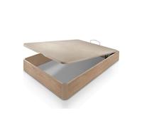 Canapé de madera gran capacidad 135x190cm nut somnalis