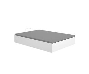 Canapé lan diseño abatible con zapatero 12 pares blanco 32x135x190 cm