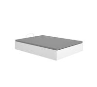 Canapé lan diseño abatible con zapatero 12 pares blanco 32x150x190 cm