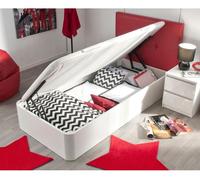 Canapé pikolín king box 3d iv lateral blanco 90x190cm