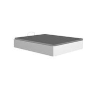 Canapé round diseño abatible blanco 28,5x135x190 cm