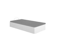 Canapé round diseño abatible con canto curvo blanco 90x190 cm