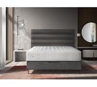Canapé tapizado con patas en l 150x200cm ceniza viena hilding
