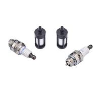 Cancanle 2 Filtros de Combustible y Bujías para STIHL MS170 009 010 011 015 017 018 021 023 025 026 028 MS180 MS210 MS250 MS260 motosierra