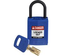 Candado Compacto Safekey, 33mm x 67mm x 19mm, Azul