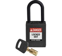 Candado Compacto Safekey, 33mm x 67mm x 19mm, Negro