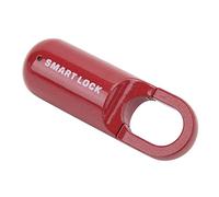 Candado Con Huella Digital Cerradura Inteligente Sin Llave Para Casillero Candado Con Huella Digital Recargable Para Casillero, Equipaje, Gimnasio, Maleta, Bolsas Y Caja (Rojo)
