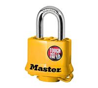 Candado de acero laminado resistente a la intemperie de 1-9/16 pulgadas con grillete de 1 pulgada-Master Lock-315KADHC