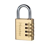 Candado De Combinación De 4 Dígitos Master Lock Acabado De Latón 40mm MLK604