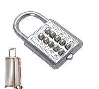 Candado de combinación digital, cerradura de seguridad de aleación de zinc, código de seguridad de acero, mecanismo de protección numérica multiusos, dispositivo de cierre antirrobo con función de