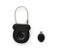 Candado de Huellas Dactilares, Carga USB, Impermeable, Cerradura Inteligente con Huella Digital, Desbloqueo en 0,5s, 20 Huellas Dactilares, para gimnasio, jardín, equipaje, bicicleta, taquillas