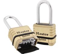 Candado, latón Masterlock, con combinación numérica, UE 4 unid.