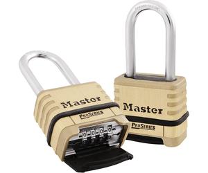 Candado, latón Masterlock, con combinación numérica, UE 4 unid.