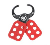Candado LOTO de nailon y acero, gancho de 25 mm para 6 personas, herramienta de seguridad galvanizada para mantenimiento y reparación