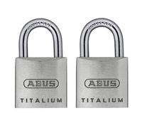 Candado Mecánico Abus TITALIUM™ 64TI/20mm Paquete Doble ABU64TI20TC