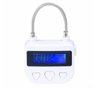 Candado recargable por USB para autodisciplina, candado temporizador electrónico ajustable para bloquear la adicción al teléfono, limitar los juegos y aperitivos, dispositivo de control de hábitos con