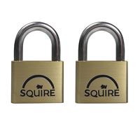 Candados De Latón Squire LN4T Lion De 5 Pines Paquete Doble (2 x LN4KA) HSQLN4T