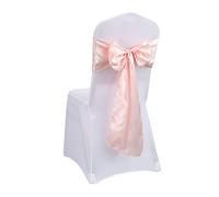 CANDeal 10 Piezas Juego De Cinturones De Silla De Satén con Lazo para La Recepción De Bodas - Artículos Generales De Tirantes De Silla, Decoración De Eventos Hoteleros, Sin Fundas De Silla
