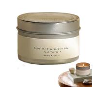 Candela per Aromaterapia, di cotone a combustione per 20 ore - Candle Set Regalo profumate, Miscela di soia, Clean Cotton, Size