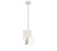 Candelabro de hierro de estilo simple, lámpara colgante de cabeza única con base E27, pantalla de luz colgante de metal cuadrada personalizada, accesorios de iluminación para decoración de techo de sa