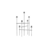 Candelabro Elysia de en Acero Inoxidable Pulido