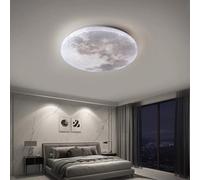 Candelabros de simulación de luna Luz LED de techo de luna lámpara de techo ultrafina lámpara de pared de luz de techo de entrada para dormitorio, sala de estar, dormitorio de niños y niñas