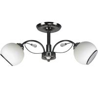 Candellux Graphite lámpara de techo 2x40 W blanco-negro 32-22523