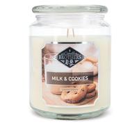 Candle - Vela aromática en tarro de cristal (leche y galletas)