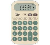 Candy - Calculadora de 12 dígitos para profesionales financieros, con botones grandes y pantalla transparente, calculadora de escritorio de alto valor estético