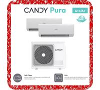 CANDY Pura Dual 9+9 BTU CY2T14AOUT Aire Acondicionado WiFi Inverter R32 A++ A+