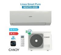 Candy Pura Kit CY12RAIN-A Aire Acondicionado 12000BTU 3,2KW WiFi Inverter R32 20dBA Blanco - Novedad 2025