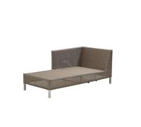Cane-line Chaise longue Connect Taupe. derecho