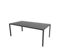 Cane-line Mesa de comedor Pure Nero-lava grey 200x100 cm