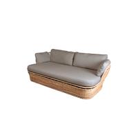 Cane-line Sofá Basket de 2 plazas Natural. cojines taupe