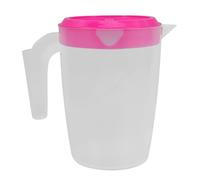 CANIGHT Jarra Reutilizable de 1l para Jugo y Agua Fría Tapa a Prueba de Derrames, Material Abs Resistente y Diseño Portátil Adecuado para Fiestas y Barbacoas