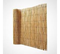 Cañizo de Bambú Pelado para Jardín: Privacidad y Cerramiento Natural, Fácil Instalación y Resistente a la Intemperie (2_x_5_Metros)