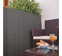 Cañizo de pvc doble cara gris antracita 1,5 x 3 m