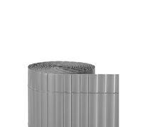CAÑIZO DE PVC GRIS DOBLE CARA 1600 GRAMOS | OCULTACIÓN PARA PATIOS Y VALLAS CON FIJACIONES