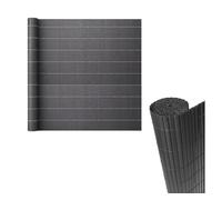 Cañizo pvc cefalu ocultación doble cara 120x300cm 16mm antracita [casa.pro]