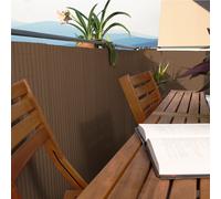CAÑIZO PVC ELEGANCE RECYCANE DOBLE CARA 30 MM MARRÓN Brown 2x3m
