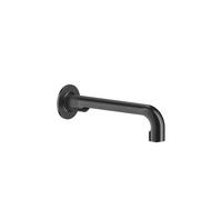 Caño de lavabo mural Gessi Inciso con pieza de conexión de 1/2, para monomando/sensor separado, proyección 210 mm, 58100187, Color: Bronce antiguo