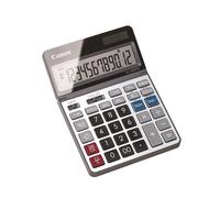 Canon Calculadora de escritorio TS-1200TSC DBL EMEA – LCD ajustable, funciones fiscales – Plateado