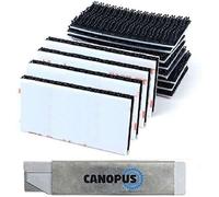 CANOPUS 3M Dual Lock SJ3550,16 PZ, 25,4mm x 50mm, Impermeable Almohadillas Autoadhesivas de fijación, Cinta de Cierre Autoadhesiva, Tiras para Colgar Cuadrostele