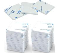CANOPUS Almohadillas adhesivas blanco de doble cara extrafuertes 9448A 48 PCs (40 mm x 40 mm) resistentes al agua, 3M almohadillas adhesivas de doble cara